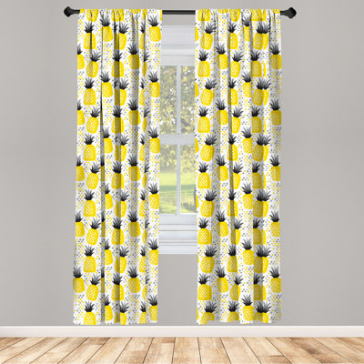 Exotic Semi-Sheer Rod Pocket Sliding Panel