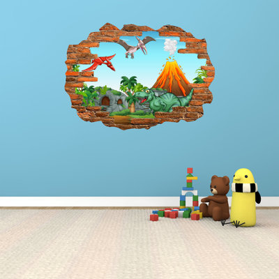 Adhésif décoratif dinosaure