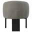 Fauteuil d'appoint rembourré brun Maciel