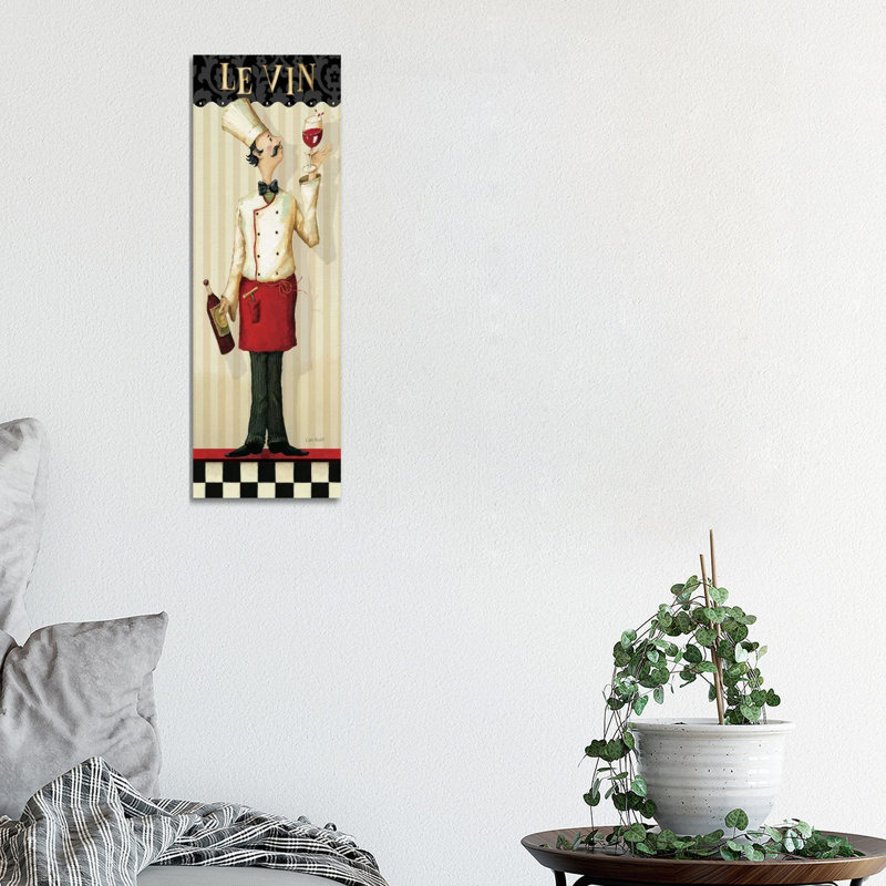 Chef's Masterpiece I (Le Vin) by Lisa Audit - Wrapped Canvas Panoramic Print, 30.48 cm H x 91.44 cm W x 1.91 cm D