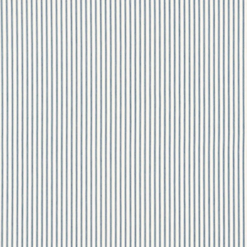 Wellfleet Ticking Stripe Fabric, Ocean
