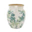 8.9X7.5X9.6" Floral Twin-Handle Vase