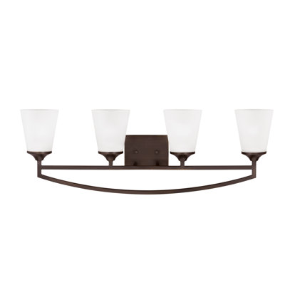 Hanford Four Light Wall/ Bath from Generation Lighting 