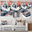 «Two Swans Love Of Elegance I», art mural en métal, impression sur métal moderne-1115290678
