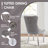 Rectangle Marble Texture Dining Table Set-370717178-370717176-370717126
