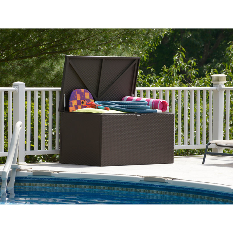  Spacemaker 134 Gallon Deck Box Espresso, Espresso
