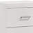 White 2-Drawer Nightstand