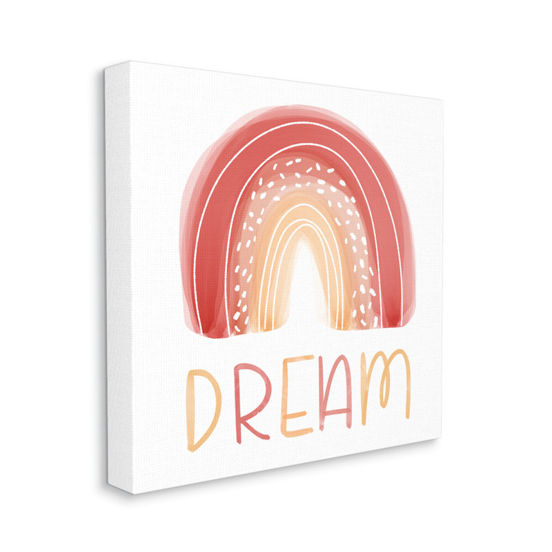 " Dream Rainbow ", 24" H x 24" W x 1.5" D, Wrapped Canvas