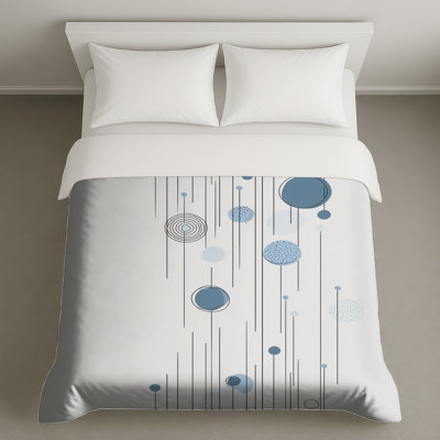 Circles Bedding Abstract Duvet Cover Modern