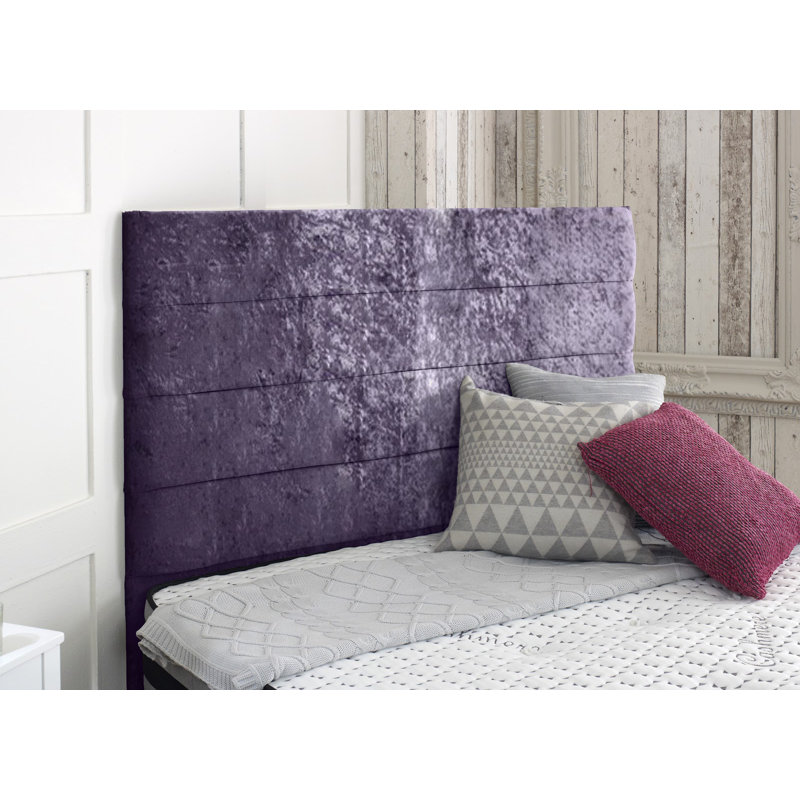 Salmon Upholstered Headboard, Lilac, Superking (6')