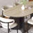 French style home oval dining table sets-106324793