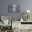 Highland Dunes «Salmon» par Wellington Studio, art mural en métal, 24 po x 16 po