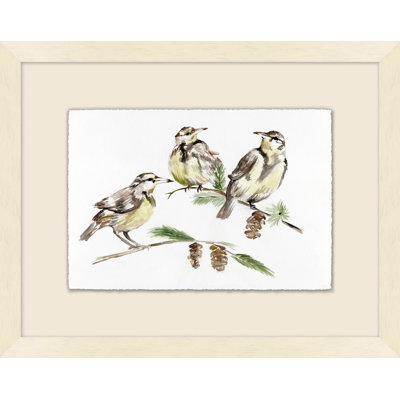 Nathan Turner " Oregon Western Meadowlark With Douglas Fir " by Nathan Turner Painting Print