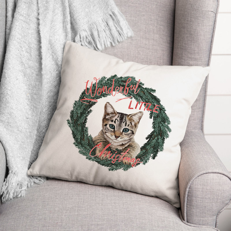 Coussin Kitten, 16 po x 16 po