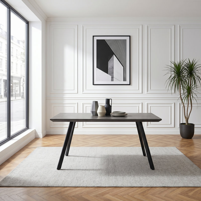 47.2''L Rectangular Table, Kitchen Dining Table Home Furniture(1 Table,), 31.4" W x 47.2" L