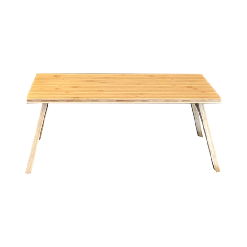 Plateau de lit pour ordinateur portable en bambou massif