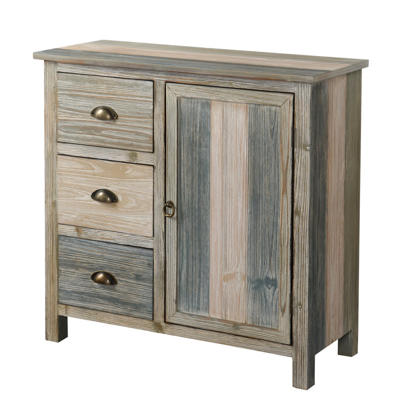 Arballo Wood 3-Drawer Accent Cabinet