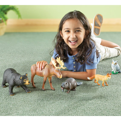 Learning Resources Jumbo Forest Animals, Set Of 5