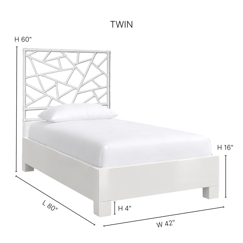 Tiffany Bed, Twin, Citrus Orange