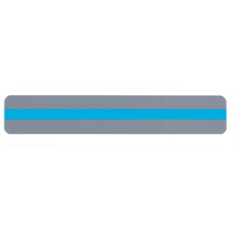 Blue Transparent Plastic Sentence Strip Reading Guides Set of 24