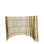 36'' H x 60'' W Tan Bamboo Fencing