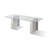 Grietje Glass Top Metal Base Dining Table-61068796