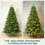 Arbre de Noël artificiel vert pré-éclairé-471912589
