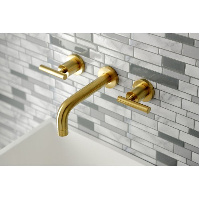 Kingston Brass Wall Mount Bathroom Faucet & Reviews | Wayfair