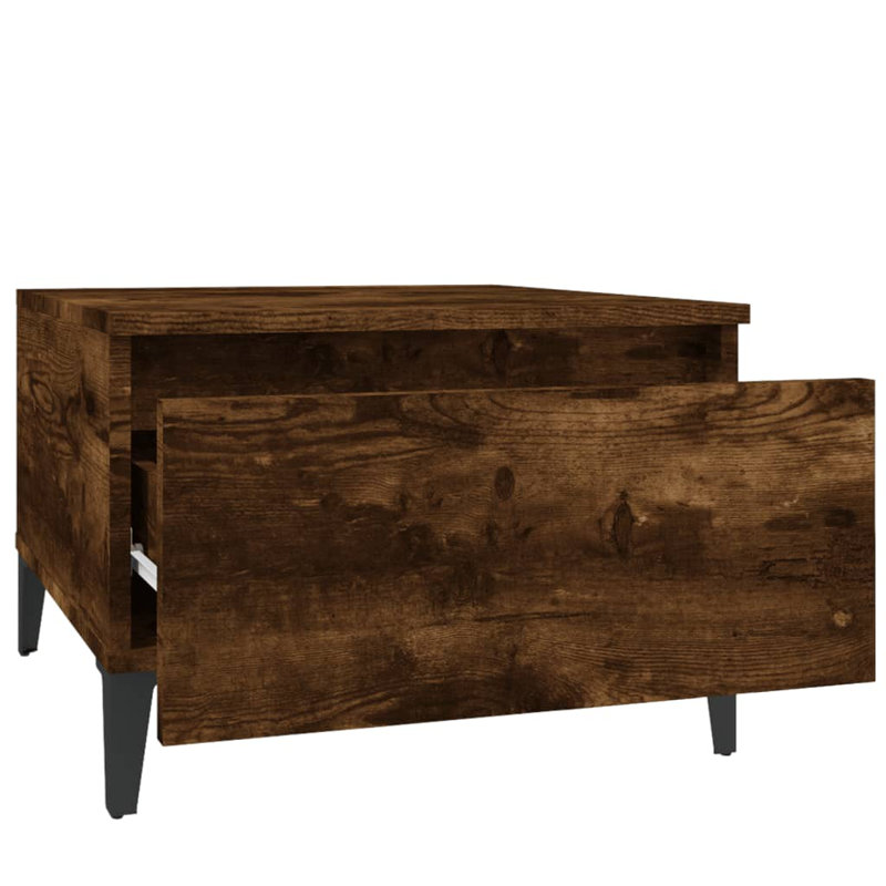 Leefke Side Table, Smoked Oak