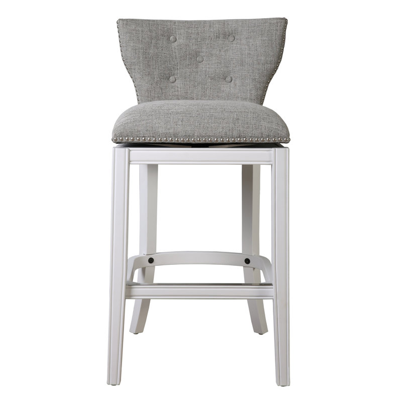Peddie Upholstered Swivel Stool, Bar Stool (31" Seat Height)
