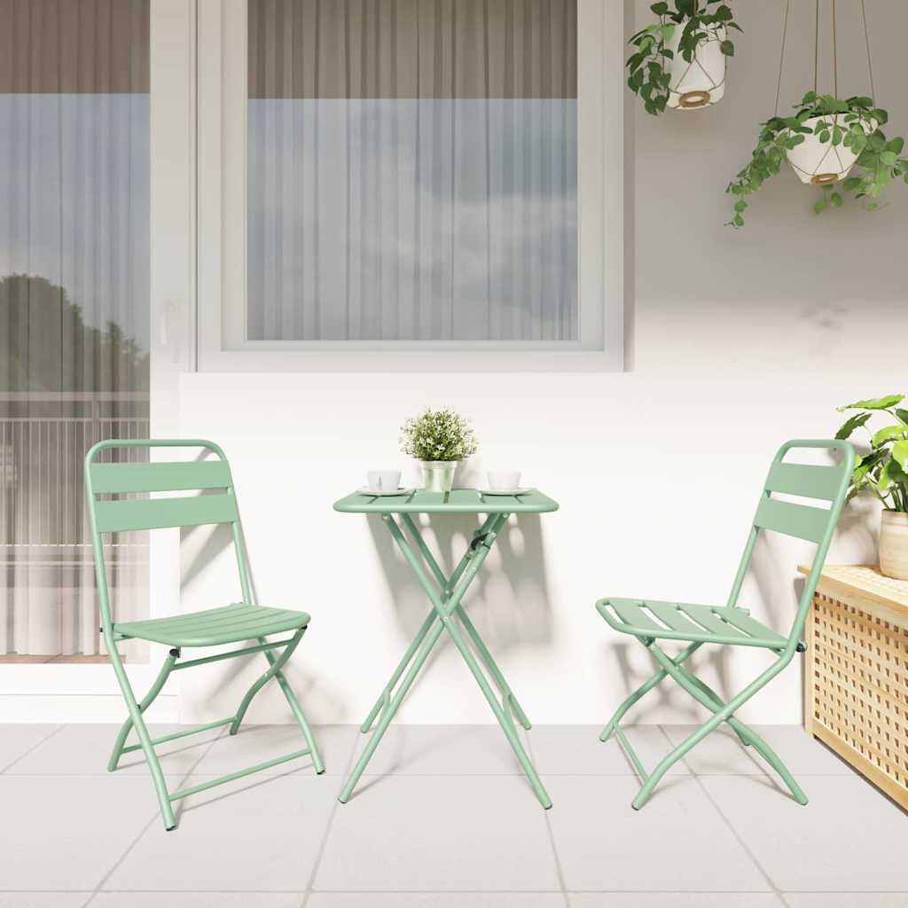 Square 3 - Piece 2 - Person 55Cm L Outdoor Bistro Set