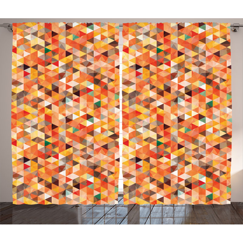 Semi Sheer Curtain Pair, 54" W x 96" L