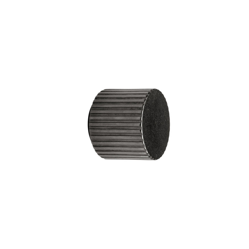 Roger Thomas 1 3/8 Diameter Cylindrical Knob, White Bronze Dark