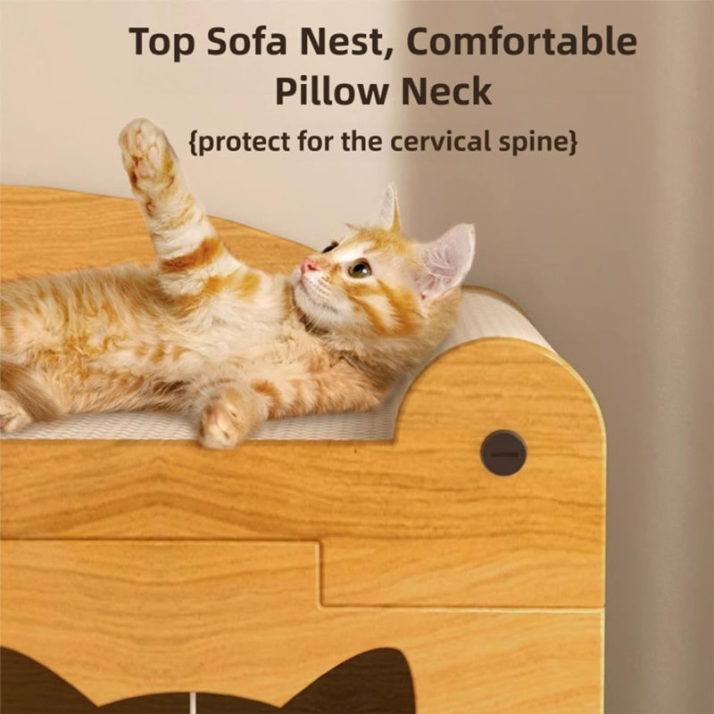 Multi-Functional Cat Scratcher Lounge Bed