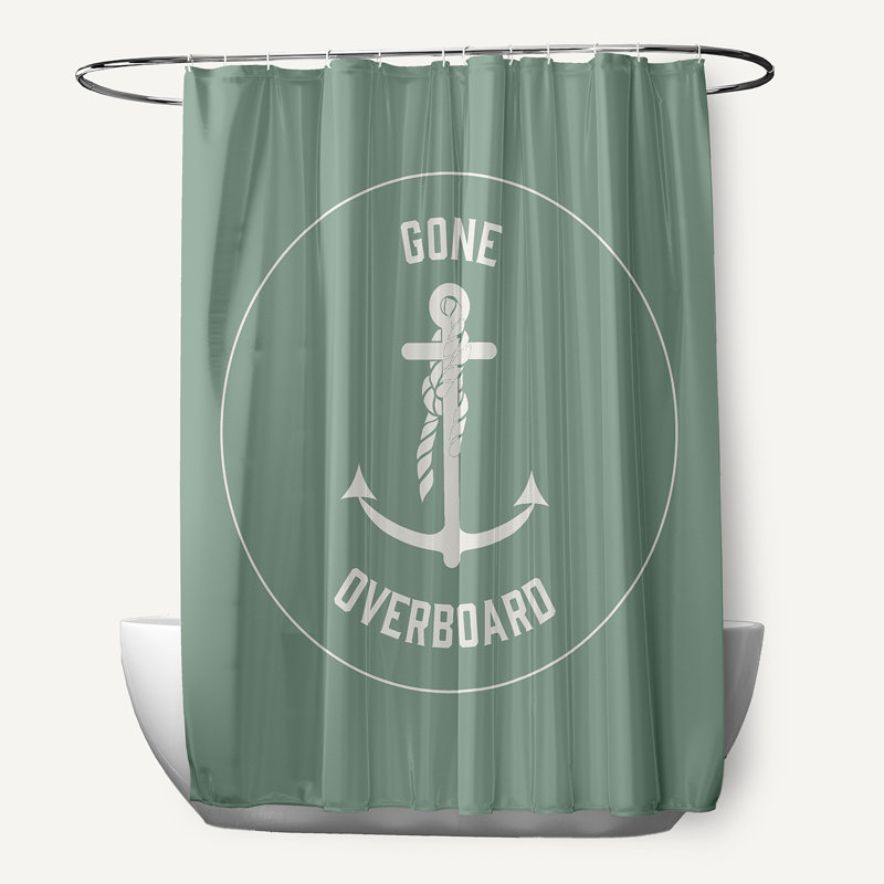Rideau de douche simple, Sauge