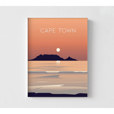 African Illustration Poster, New Home Office Remodel Print, Africa Housewarming Gift Idea, Contemporary Travel Living Room Art