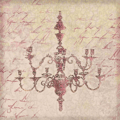 " Chandelier 1 " Painting Print