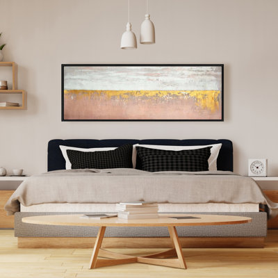 "Golden Pink" sur toile