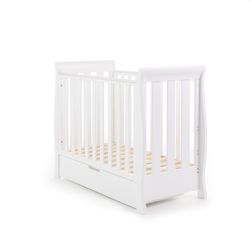 Stamford Space Saver Cot with Sprung Mattress, White
