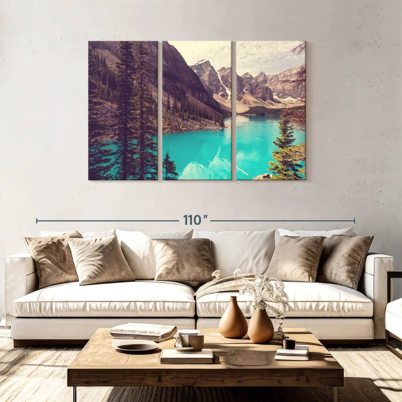 Alvord Canada's Moraine Lake, 48" H x 74" W