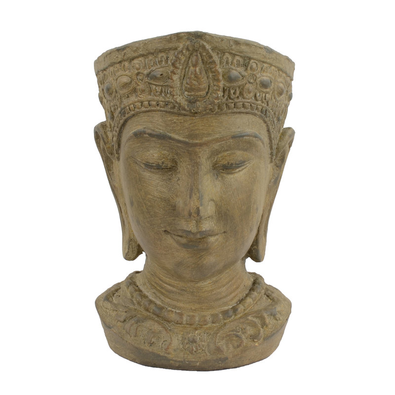 Lynn HEAD PLANTER 30cm Stone Effect
