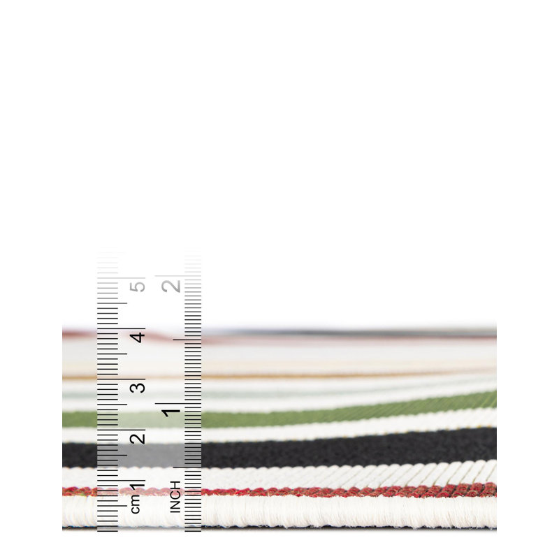 Vibe Hower Indoor/Outdoor Area Rug, Rectangle 4'1" x 6'1"