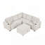 Canapé modulaire convertible polyvalent avec rangement dissimulé-897863725