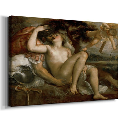 Mars, Venus and Cupid-Titian-Gallery Wrapped Canvas-c. 1530