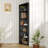 6 Tier Corner Shelf With Adjustable Shelf, 68" Tall Corner Bookshelf Bookcase, Freestanding Corner Display Storage Shelf For Living Room, Office, Kitchen, Bath Room,small Space, Black-851256651