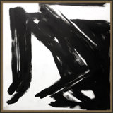 Black And White Klein Painting by Thom Filicia