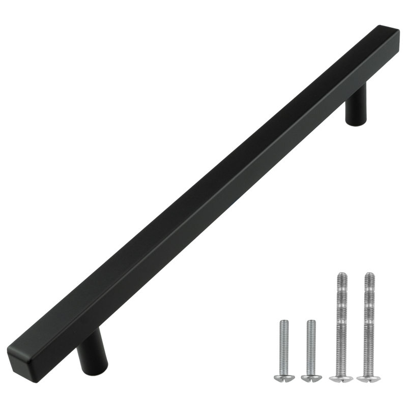 7 1/2" Center to Center Bar Pull, Matte Black