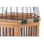 2 Piece Wood Wall Lantern Set