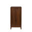 Armoire de bar à vin brun modulaire couleur noyer avec huche pour salle à manger