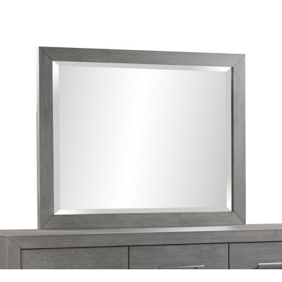 Solid Wood Rectangle Dresser Mirror
